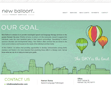 Tablet Screenshot of newballoonkc.com